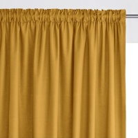 Штора Со сборками 100 хлопок Scenario 220 x 135 см желтый LA REDOUTE INTERIEURS  фото, kupilegko.ru